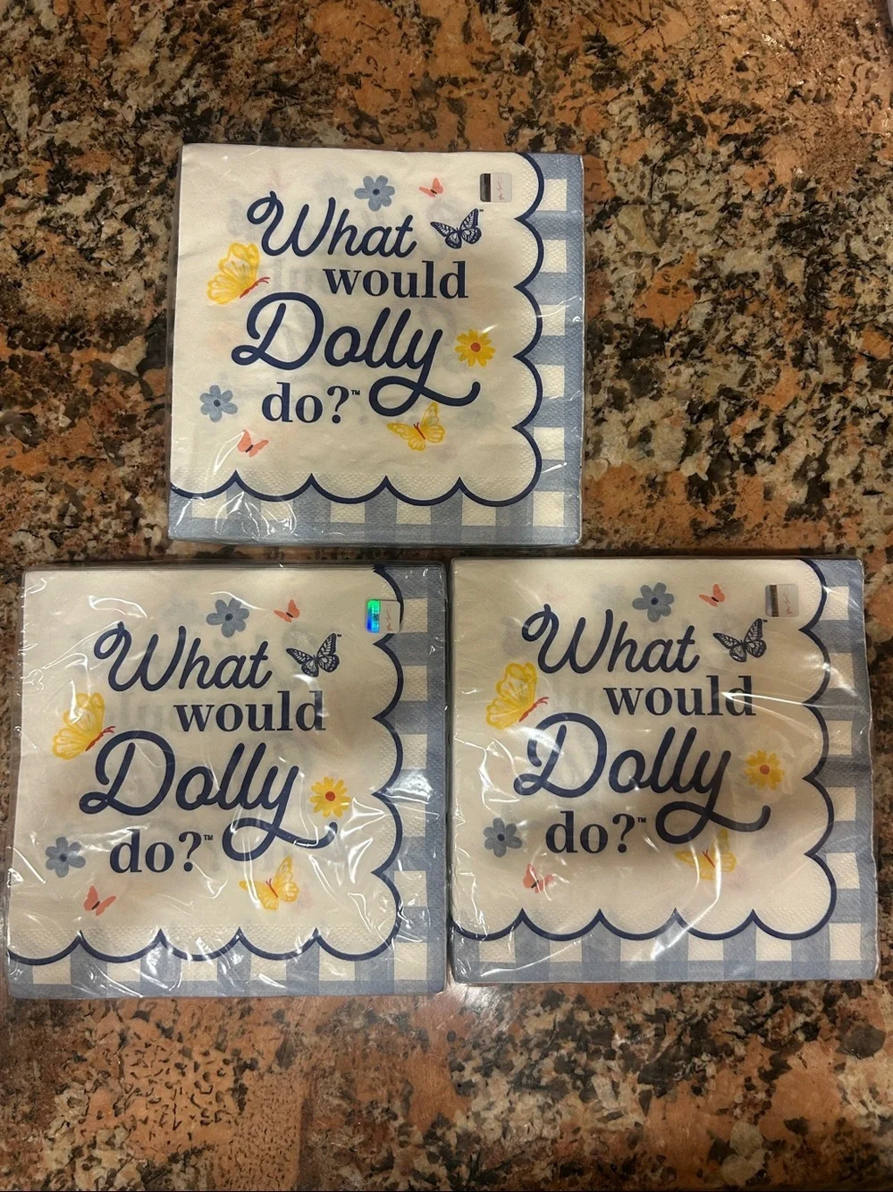 Dolly Parton Deluxe Party/Picnic Package. What Would Dolly Do, New In Package.
